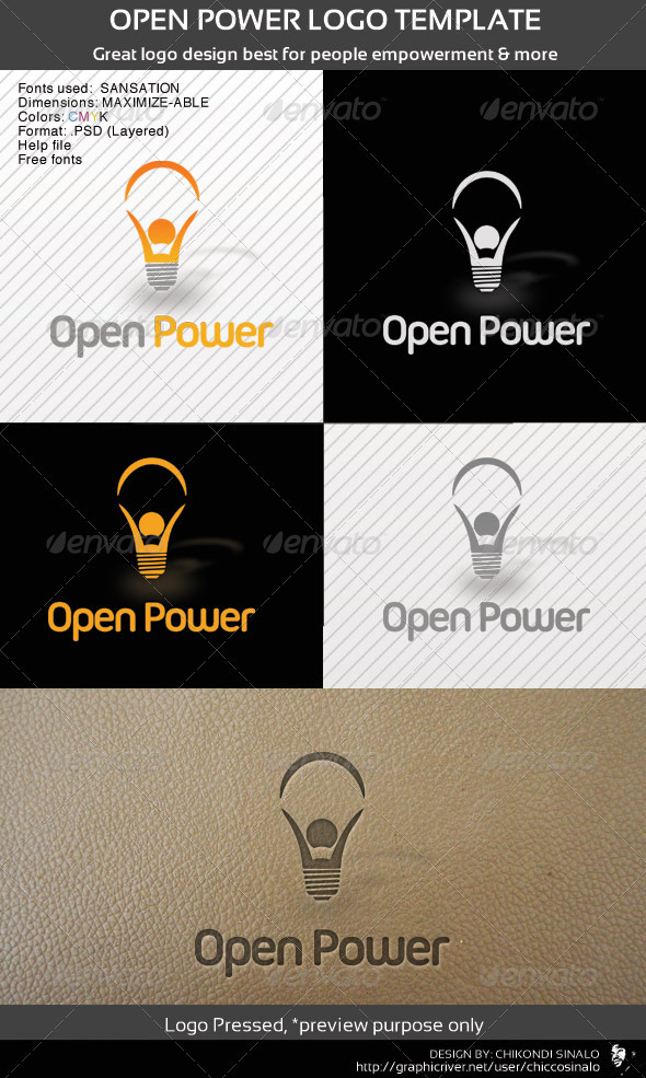Open Power Logo Template