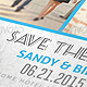 Fresh Save The Date Postcard / Card - GraphicRiver Item for Sale