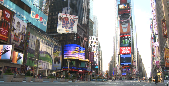 Time Square in New York.