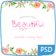 Beautiful - A Hand painted Watercolor PSD - ThemeForest Item for Sale