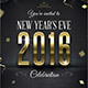Elegant New Year Celebration Flyer - GraphicRiver Item for Sale