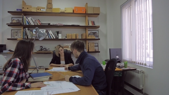 Young Female Counselor Hears And Answers Their