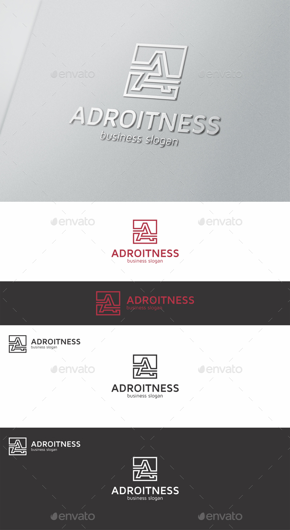 Adroitness A Letter Logo