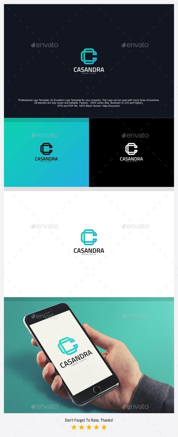 Letter C - Casandra Logo