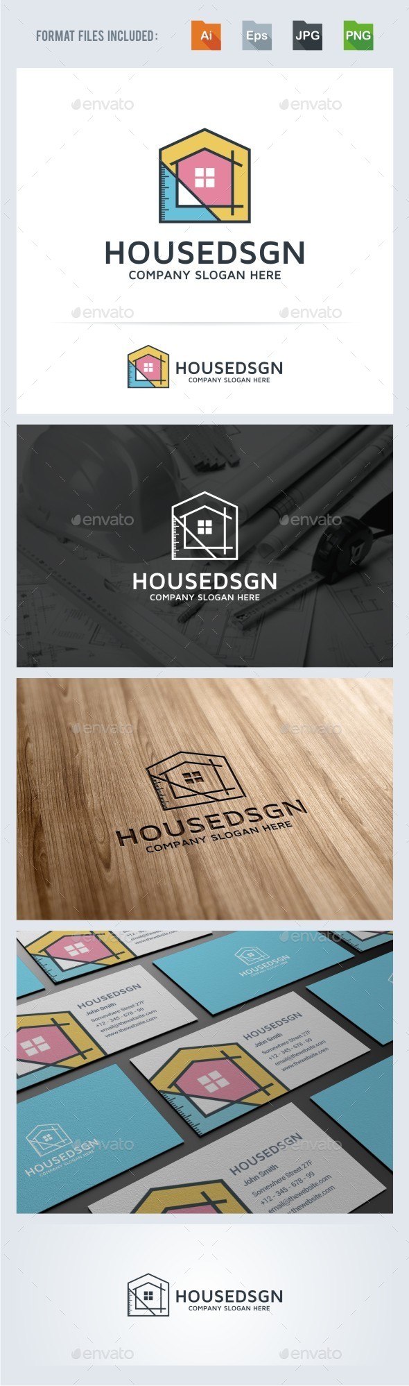 House Design - Architecture Logo Template