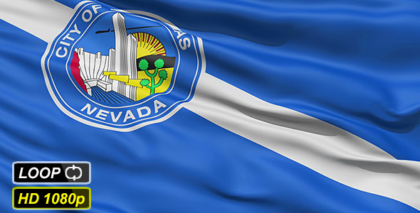 Waving Flag Of Nevada