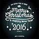 Christmas Vintage Background Typography - GraphicRiver Item for Sale