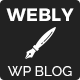 Webly - WordPress Blog Theme - ThemeForest Item for Sale