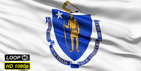 Flag Of The Commonwealth of Massachusetts