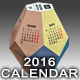 Calendar 2016 - Truncated Hexagonal Trapezohedron - GraphicRiver Item for Sale