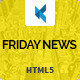 Friday News - HTML5 template - ThemeForest Item for Sale