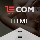 eCom - a Modern Mobile & App HTML Template - ThemeForest Item for Sale