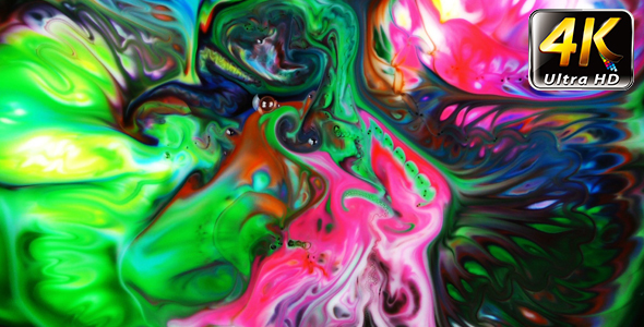  Abstract Colorful Paint Ink Spread Explode 16 