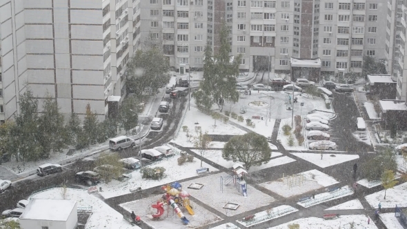  Heavy Snowfall In Moscow, Russia