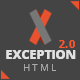 EXCEPTION - Responsive Business HTML Template - ThemeForest Item for Sale
