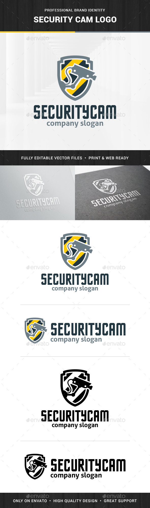 Security Cam Logo Template