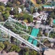 OHiggins Amusement Park Fantasilandia, Roller coaster Santiago Chile aerial view - VideoHive Item for Sale