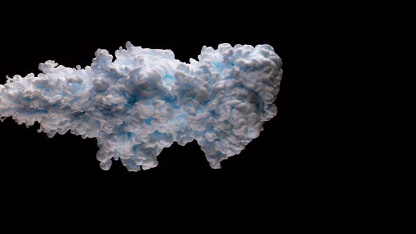 Super Slowmotion Shot of Color Ink in Water alt