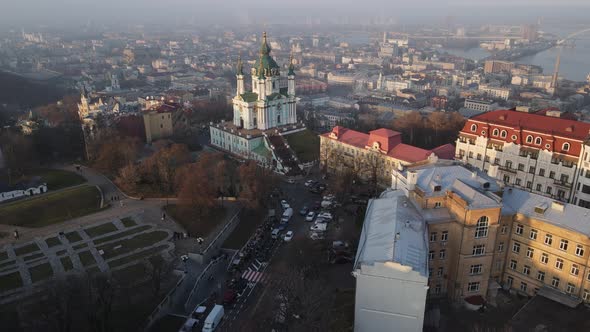 Aerial View From a Drone of St