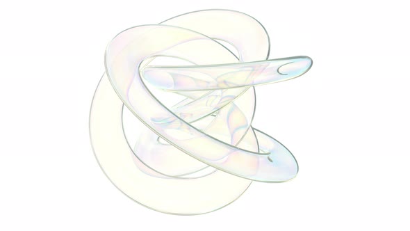 Abstract Object Futuristic Concept Art Intro Able to Loop Seamless