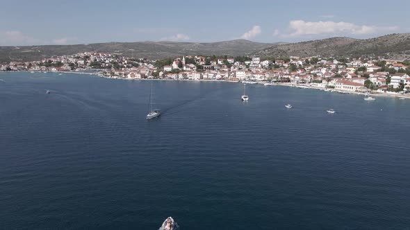 Drone Shots Around Harber Kroatia 12