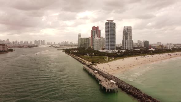 Aerial Miami Shot On Dji Mavic Mini 2