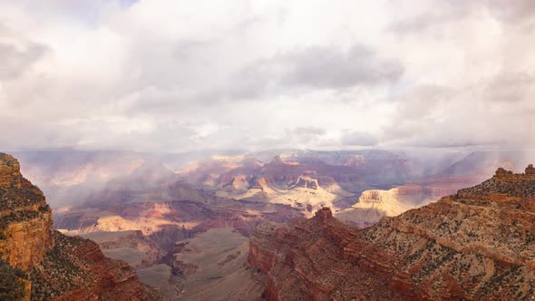 Grand Canyon CLouds Time Lapse