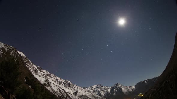 atlas mountains stars starlapse night sky astronomy