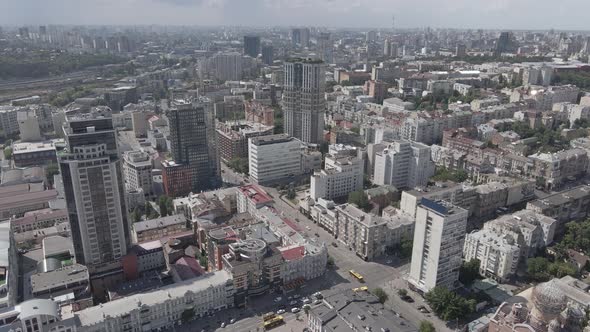Aerial View of Kyiv By Day. Ukraine