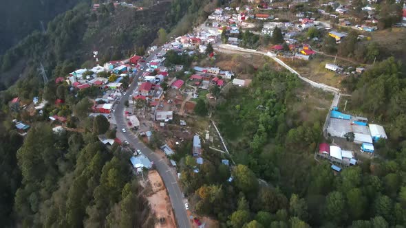 San Jose del Pacifico, Village, Mexico, Oaxaca, Drone Shot, 4k