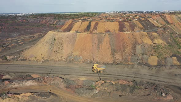 Large Quarry Dump Truck