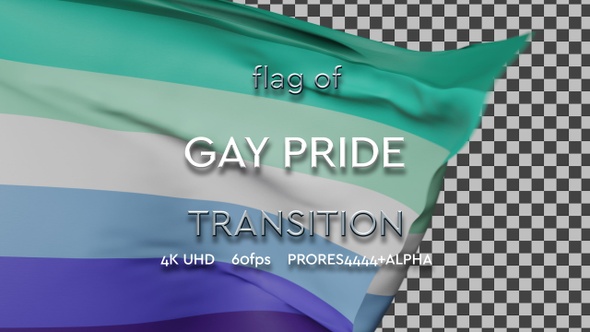 Flag of Gay Pride Transition | UHD | 60fps alt