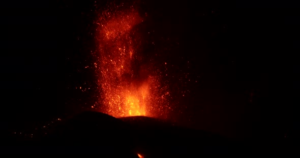 Volcanic eruption in La Palma Canary Islands 2021