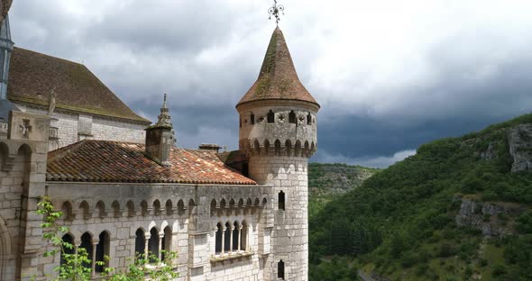 the medieval city Rocamadour, Lot department, Occitanie, France