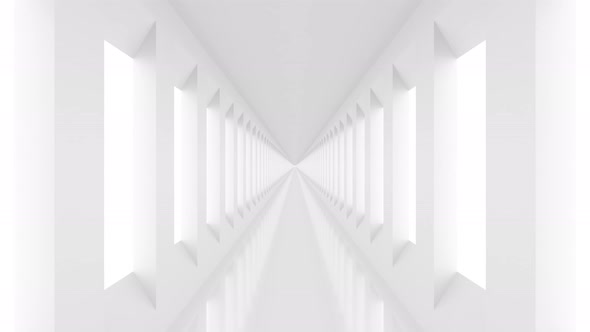 Empty White Corridor alt