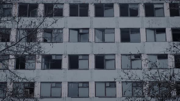 Exterior of an Empty Multistorey Building