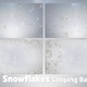 Crystal Snowflakes Looping Background - VideoHive Item for Sale