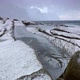 Blizzard and Hail on Stone North Beach - VideoHive Item for Sale