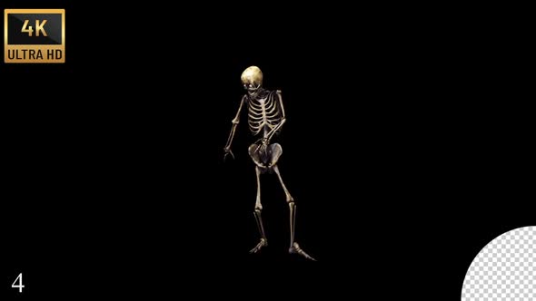 Skeleton Halloween Pack - 5 Different Dance 
