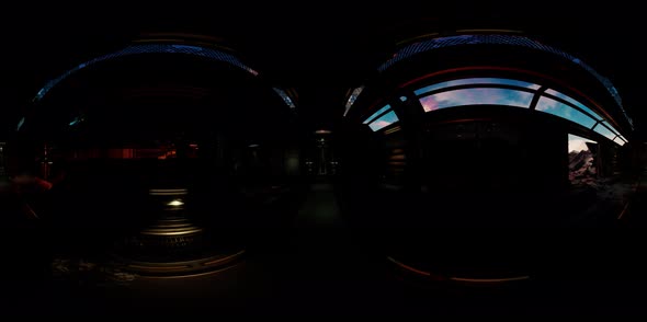 Vr360 View of Futuristic Base Interior alt