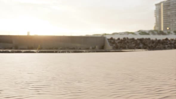 Beach Closed to Slow Spread of Coronavirus Covid 19 Pandemic