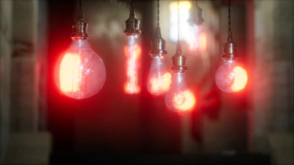 Old Retro Vintage Incandescent Light Bulb alt