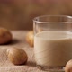 Potato Milk Alternative Non Dairy Drink in Glass - VideoHive Item for Sale