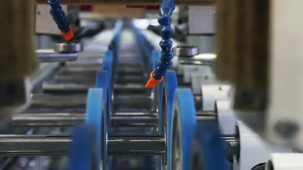 Moving Parts of the Conveyor in Production