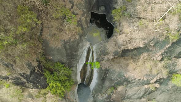 Waterfall in the Mountains