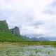 Lake with lotus at Sam Roi Yod National Park, Prachuap Khiri Khan, Thailand; zoom out - Time Lapse - VideoHive Item for Sale
