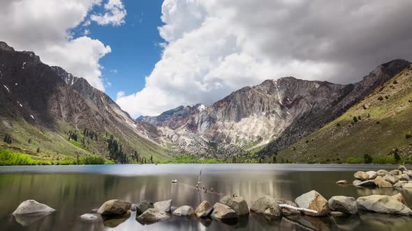 Mountain Lake Landscape Time Lapse