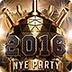 2016 New Years Eve NYE Flyer Template - GraphicRiver Item for Sale