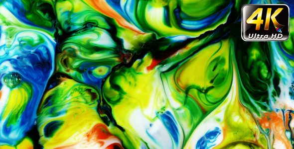 Abstract Colorful Paint Ink Spread Explode 26