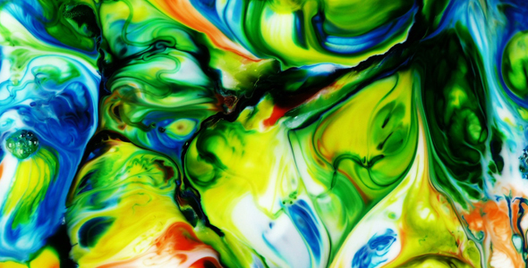 Abstract Colorful Paint Ink Spread Explode 26